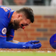 It was a grisly scene yesterday for the Mets’ Kevin Pillar.